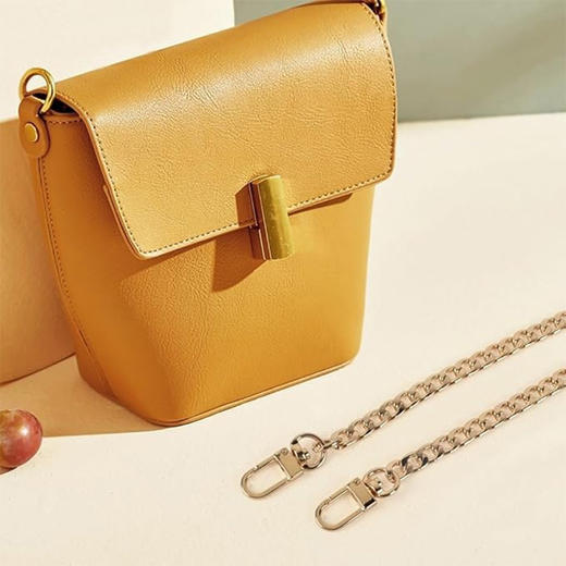 美国 包包链条(金色) 4条装 金属链条肩带 手提包肩带 斜挎包替换链条配饰 商品图7