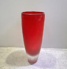 红色收脚花瓶 商品图0