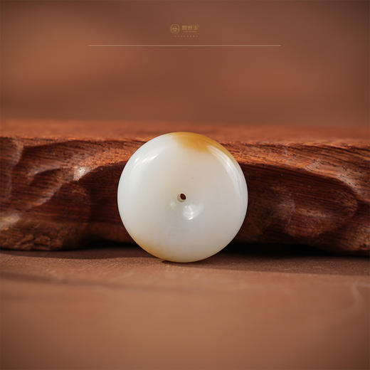 【尔尔】糖羊脂白玉平安扣 商品图4