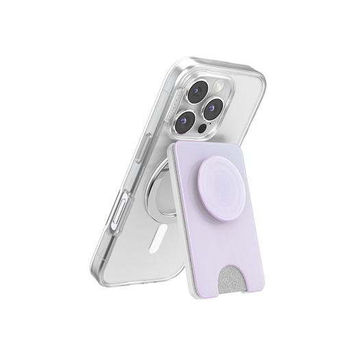 【站立MagSafe®卡包】珍珠粉·Kick-Out站立卡包 WALLET卡包 Kick-Out站立卡包系列 粉色 商品图4