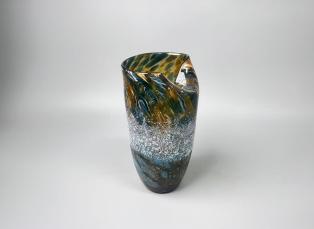 蓝金彩纹花瓶 商品图0