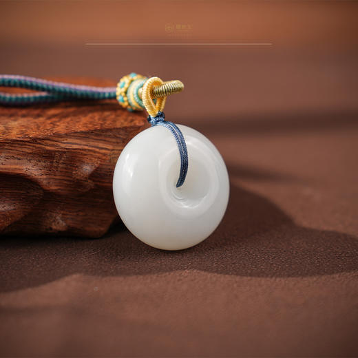 【颂安】羊脂白玉平安扣 商品图1