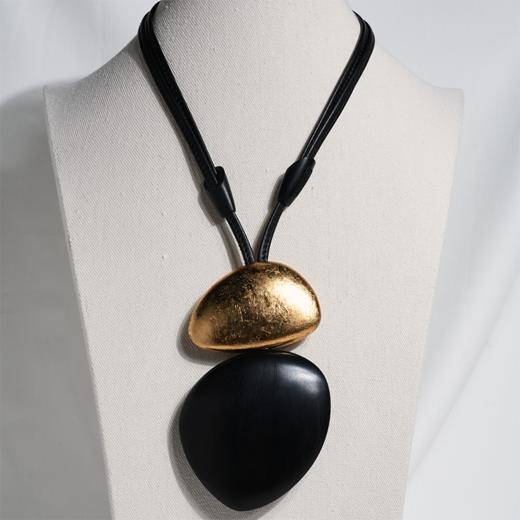 北京仓｜MONIES-Akita-金色 吊坠 项链［丹麦设计师］ 商品图1