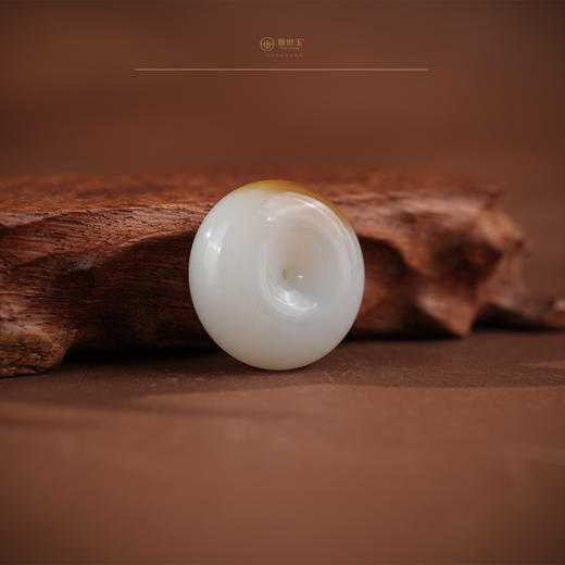 【长乐】糖羊脂白玉平安扣 商品图2