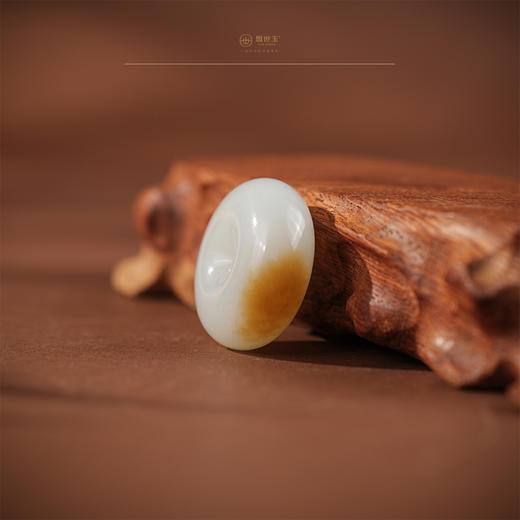 【尔尔】糖羊脂白玉平安扣 商品图2