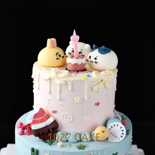 1027CAKE | 双层  chiikawa 立体奶油霜  (提前2天下单） 商品图3