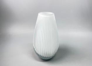 白色条纹肌理花瓶 商品图0