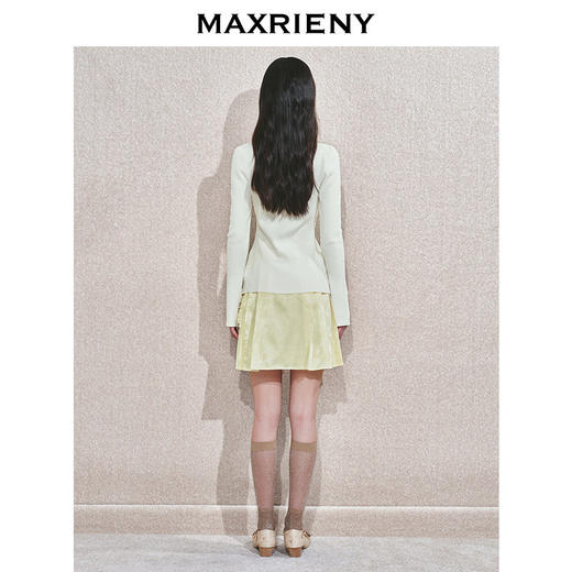 玛克门店发货：MAXRIENY马面裙复古风蝴蝶结半裙(货号:MC85SK779) 商品图2