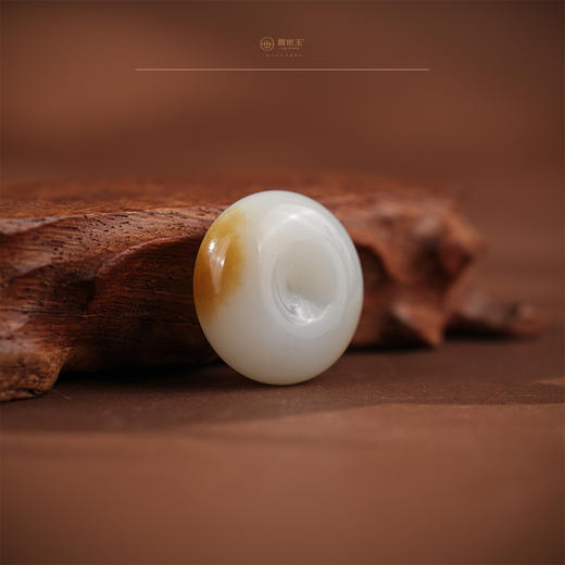 【尔尔】糖羊脂白玉平安扣 商品图1