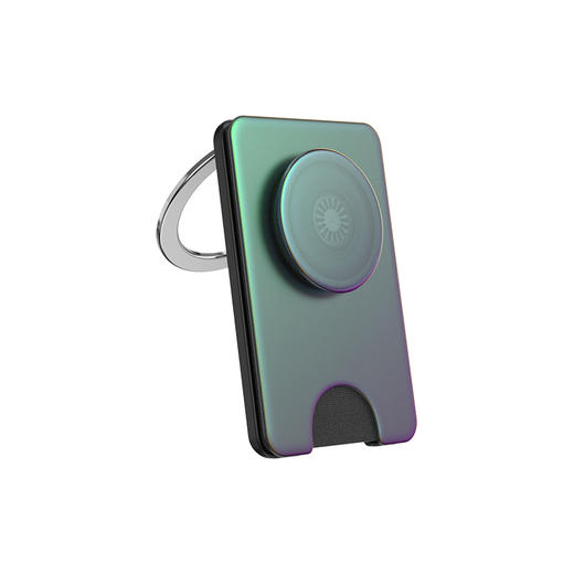 【站立MagSafe®卡包】午夜黑·Kick-Out站立卡包 WALLET卡包 Kick-Out站立卡包系列 黑色 商品图0