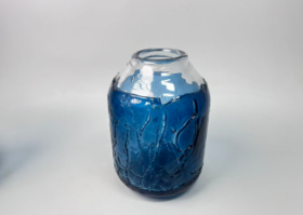 蓝色肌理花瓶