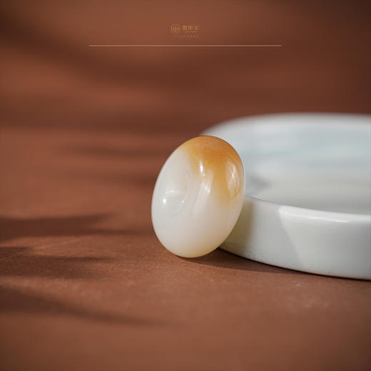 【未央】糖羊脂白玉平安扣 商品图3