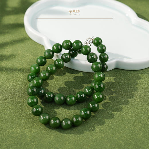 【鹤岚】俄罗斯碧玉项链 商品图5
