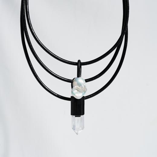 北京仓｜MONIES-Marbre-巴洛克珍珠 碧玺 项链［丹麦设计师］ 商品图5
