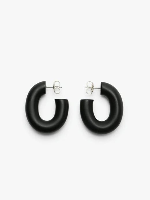 订购8周到｜MONIES-Fides-925银 聚酯 黑色 耳环［丹麦设计师］ 商品图1