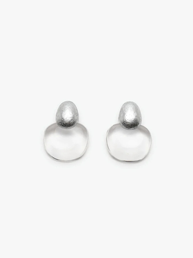 订购8周到｜MONIES-Folia stud-925银 相思木 银箔 耳环［丹麦设计师］