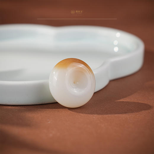 【未央】糖羊脂白玉平安扣 商品图4