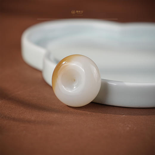 【未央】糖羊脂白玉平安扣 商品图5