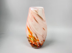 粉色七彩花瓶