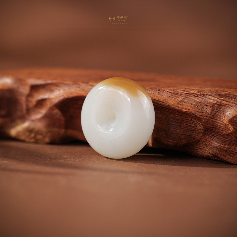 【长乐】糖羊脂白玉平安扣