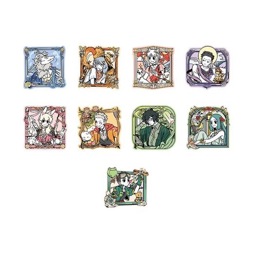 非人哉 梦中画系列 亚克力徽章 吧唧 全9种 8包/盒 国谷 商品图0