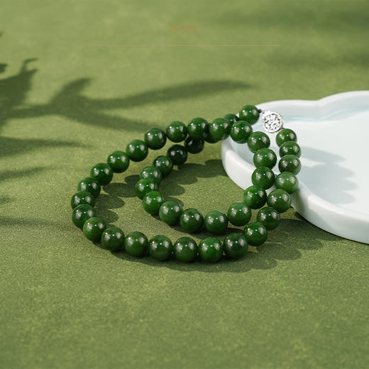 【鹤岚】俄罗斯碧玉项链 商品图3