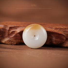 【未央】糖羊脂白玉平安扣