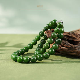 【鹤岚】俄罗斯碧玉项链