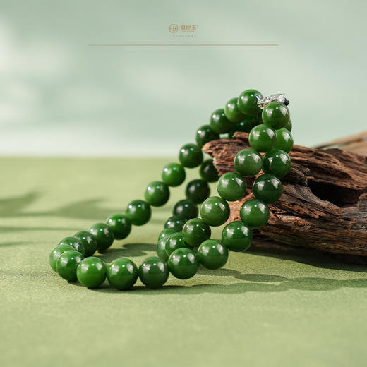 【鹤岚】俄罗斯碧玉项链 商品图0