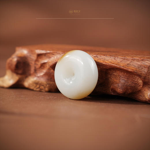 【尔尔】糖羊脂白玉平安扣 商品图3