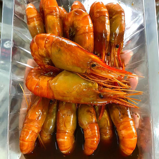 【地标美食】张记 300g熟醉大头虾(经典款） 美味锁鲜 开盒即食（每周二/周四16点截单） 商品图1