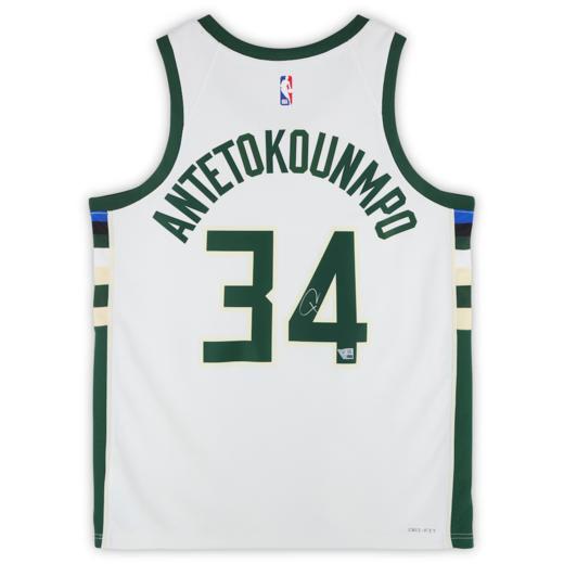 收藏系列 字母哥 雄鹿队34号白色 亲笔签名球衣（仅支持小程序下单 约45天到货） 商品图3