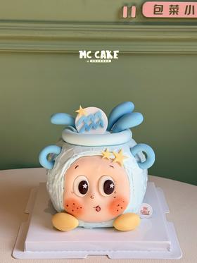 星星人/水瓶座蛋糕