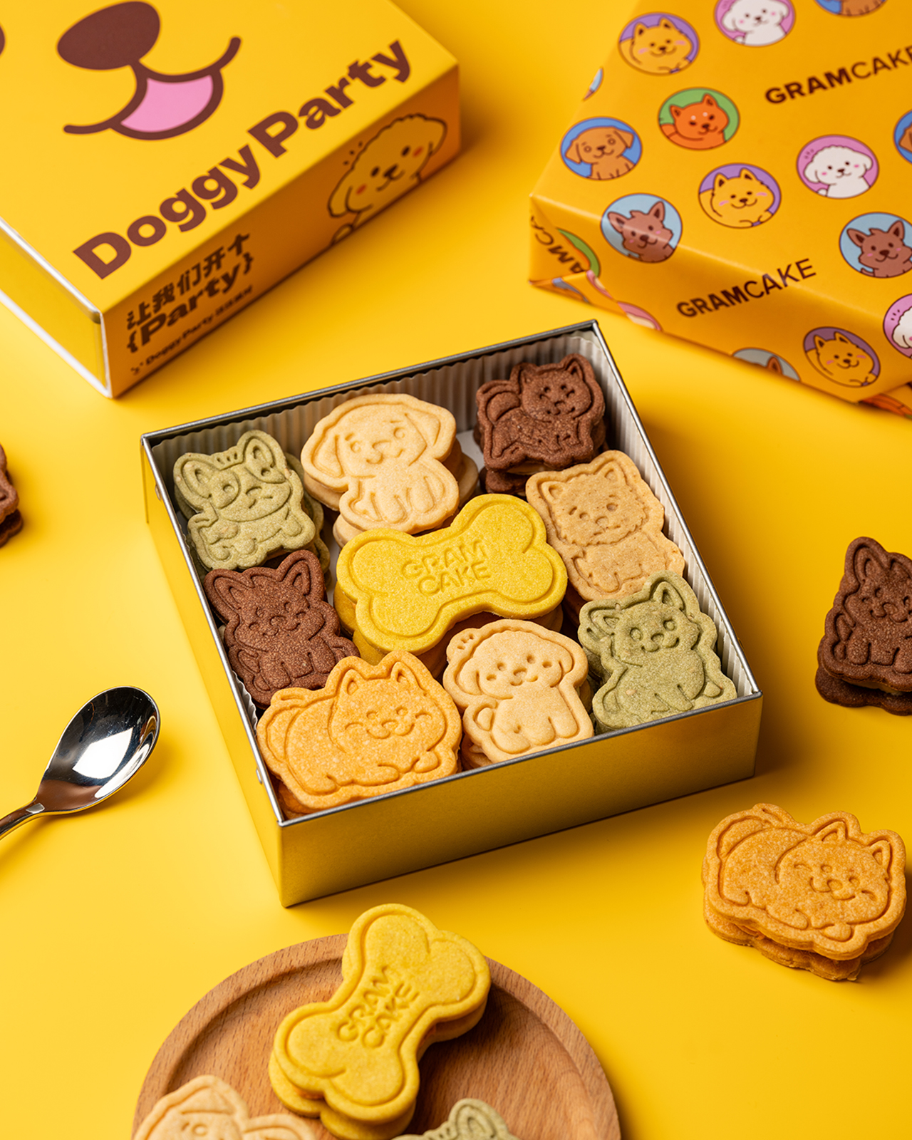 汪汪派对白脱夹心曲奇礼盒