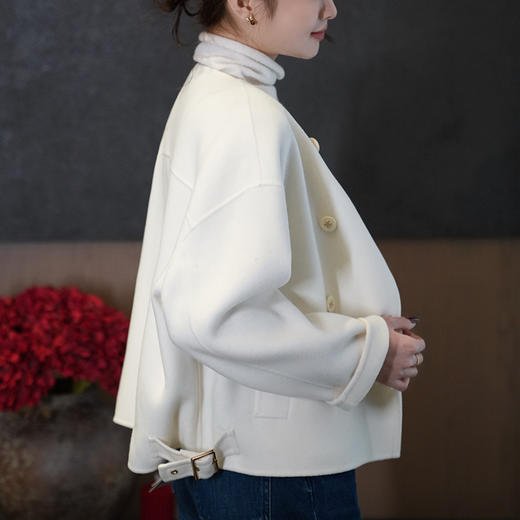 【特价不退换】【预售7天】良木礼羊毛外套（D2592639） 商品图6