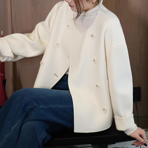 【特价不退换】【预售7天】良木礼羊毛外套（D2592639） 商品图2