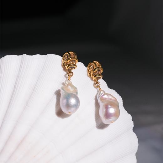 北京仓｜Goossens Paris-RIVIERA-巴洛克珍珠 耳钉［法国设计师］ 商品图1