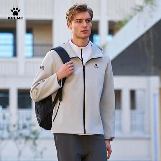 卡尔美重塑燃点系列男士针织外套（连帽）6613WT1002 商品图0