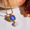 北京仓｜Goossens Paris-RENAISSANCE-宝蓝色 水滴 吊坠 项链［法国设计师］ 商品缩略图0