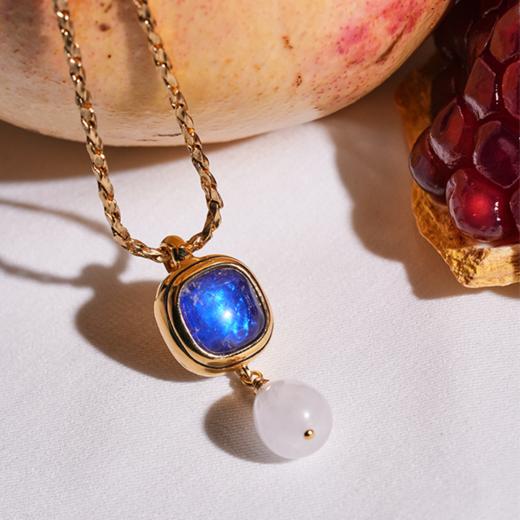 北京仓｜Goossens Paris-RENAISSANCE-宝蓝色 水滴 吊坠 项链［法国设计师］ 商品图0