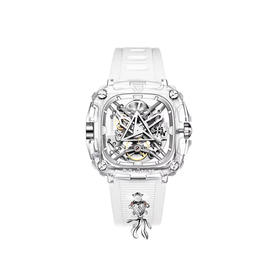 CIGA Design/玺佳 X051-CS01-5WH 锦鲤表 透明款 机械手表学生情侣款生日礼物