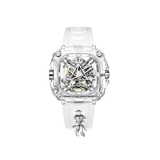 CIGA Design/玺佳 X051-CS01-5WH 锦鲤表 透明款 机械手表学生情侣款生日礼物 商品图0