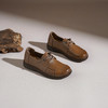 【牛皮革】西村名物2026年春季新款饱满圆头舒适宽松厚底免系带深口单鞋乐福鞋T26AM17681 商品缩略图1
