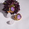 北京仓｜Goossens Paris-RENAISSANCE-粉紫色 水滴 耳环［法国设计师］ 商品缩略图2