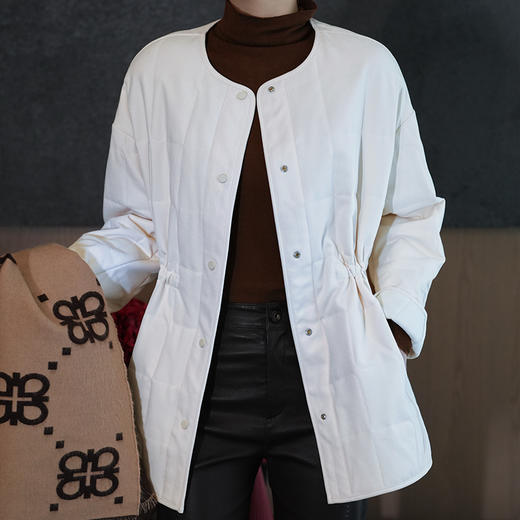 【预售7天】良木礼圆领抽绳外套（D25103433） 商品图2