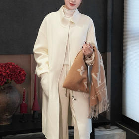 【特价不退换】【预售7天】良木礼羊毛大衣（Q8102）