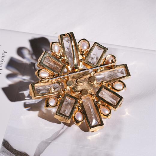 北京仓｜Goossens Paris-Baguette-天然水晶 巴洛克珍珠 胸针 吊坠（两种戴法）［法国设计师］ 商品图5