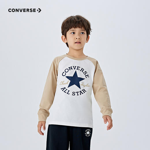 CONVERSE 春 大童小童 长袖T恤 CNVN-AG-F841 商品图2