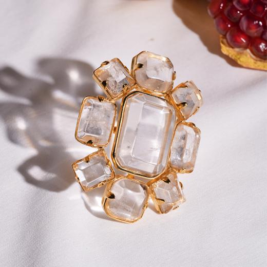 北京仓｜Goossens Paris-玛格特·罗比同款-天然水晶 项坠 胸针（两种戴法）［法国设计师］ 商品图2