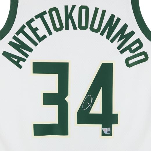 收藏系列 字母哥 雄鹿队34号白色 亲笔签名球衣（仅支持小程序下单 约45天到货） 商品图5